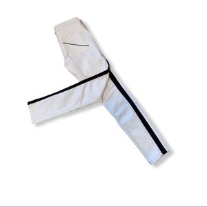 Free People Size W28 White Black Jeggings